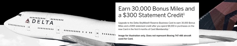 delta reserve business upgrade offer bonus