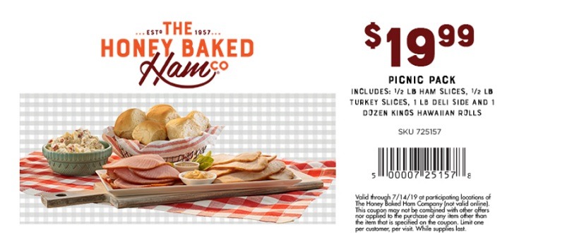 Honey Baked Ham Promotions, Coupon, Discount Codes August 2019