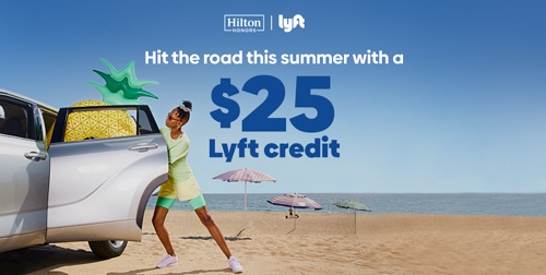 hilton honors lyft promotion credit