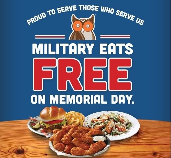 Hooter's Memorial Day Promotion