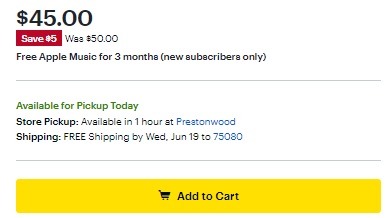 Best Buy iTunes GC