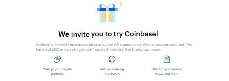 Coinbase Promotions