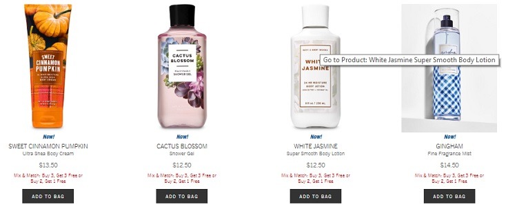 Bath & Body Buy 3 Get 3