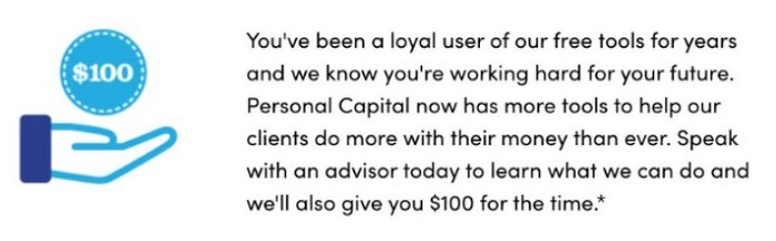 Personal Capital Advisor Promotion