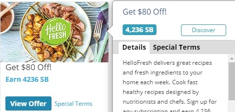 Swagbucks Hello Fresh Promotion, Earn 4000 SB