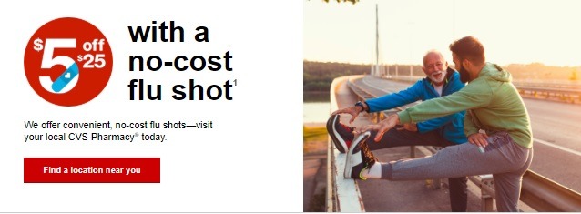 CVS No Cost Flu Shot Promotion