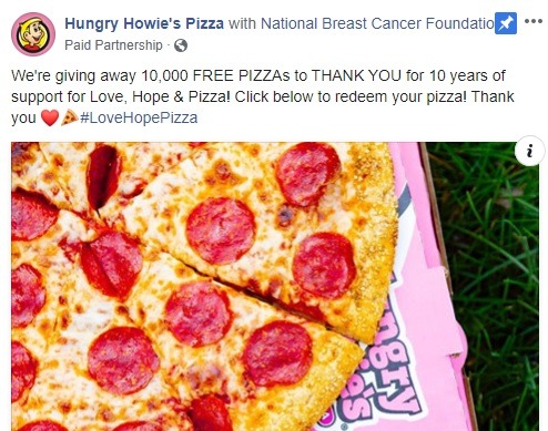 Hungry Howie's Pizza Promotion