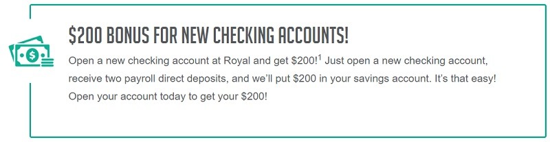 Royal Credit Union Promotions