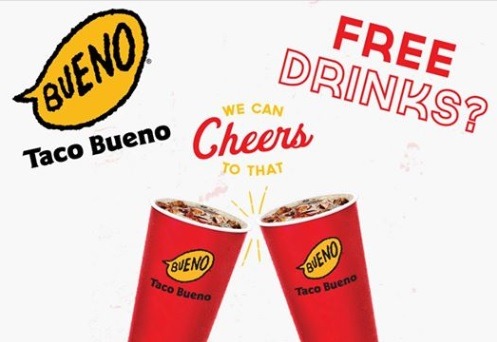 Taco Bueno Free Drink Promotion