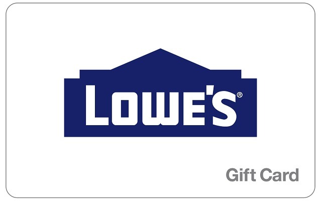 $200 Lowe’s Gift Card for $180