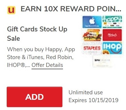 Earn Up to 10X Rewards on Select GC Purchase