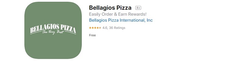 Bellagios Pizza promotion