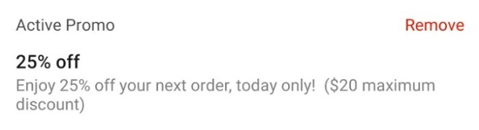 Doordash 25Pct Promotion