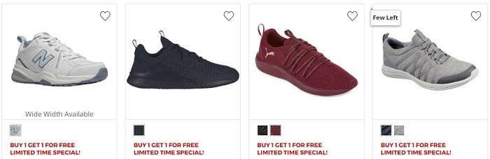 JCPenny BOGO Athletic Shoes