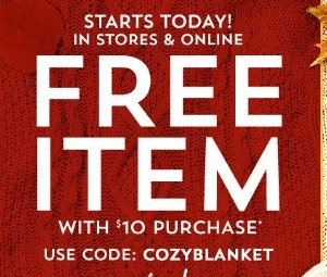 Bath & Body Free Item Promotion