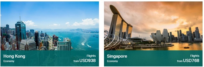 Cathay Pacific Asia and Australia Flight Promotion