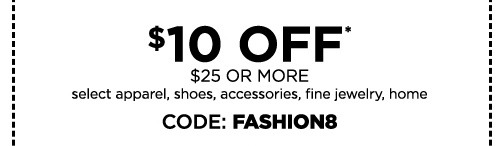 JC Penny 10 off 25 Promotion