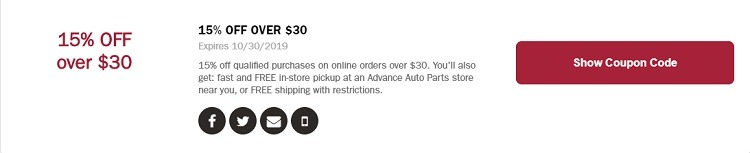 Get 15% Off Your $30+ Purchase