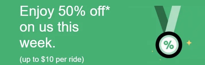 Uber promotions