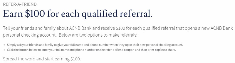 ACNB Bank Promotion