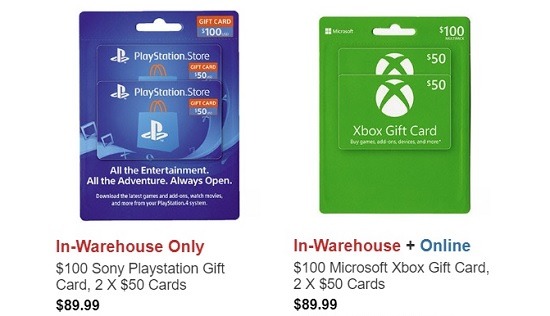 Costco Xbox Playstation GC Promotion