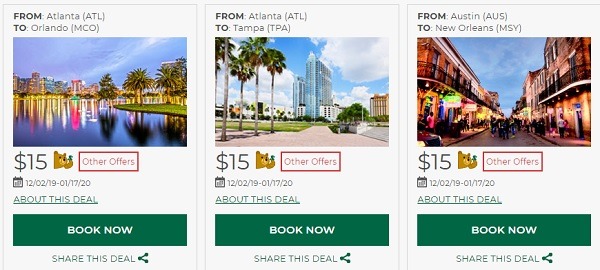 Frontier Airlines One-Way Flight $15