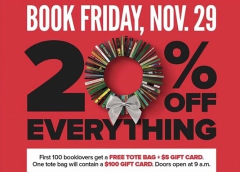 Half Price Books 20 PCT Everything Promotion