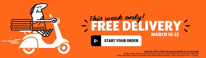 Little Caesars Delivery Order Online Little Caesars Promotion: Free Delivery Online Orders $10+, Etc