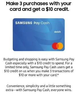 Get $10 w/ 3 Purchases