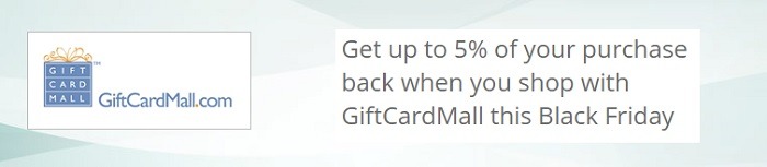 TopCashBack GiftCardMall Promotion