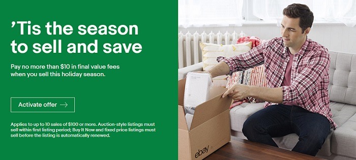 ebay holiday sell and save promotion