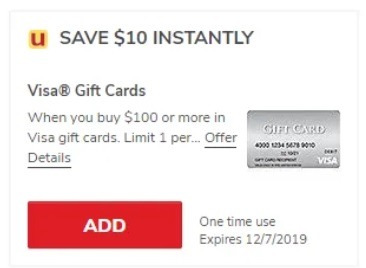 Safeway Visa GC Promotion