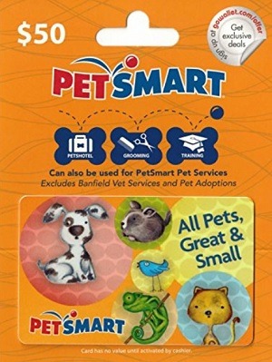 amazon petsmart gift card