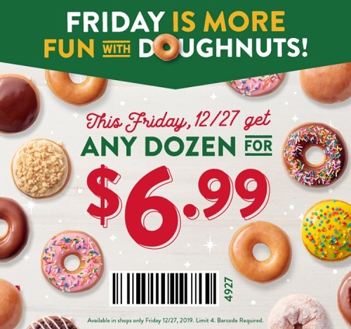 Krispy Kreme Promotions 5 Original Chocolate Glazed