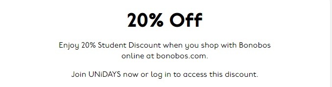 Bonobos Student Discount Promotion