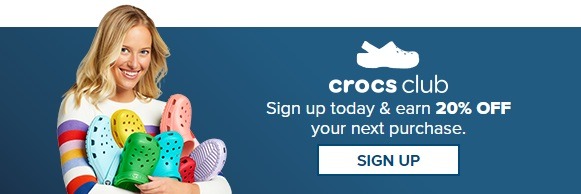 crocs sign up discount