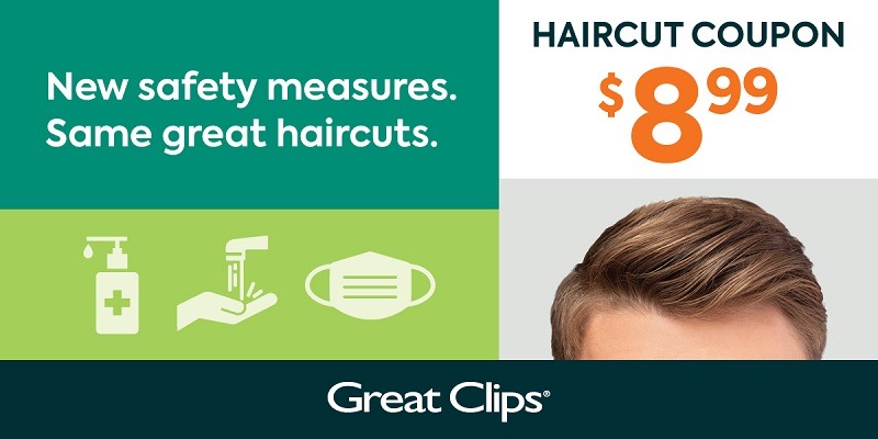 Great Clips Promotions Haircut For 7 99 8 99 Coupon Etc