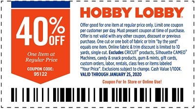Hobby Lobby Promotions