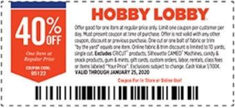 Hobby Lobby To End Their 40 Percent Off Coupon