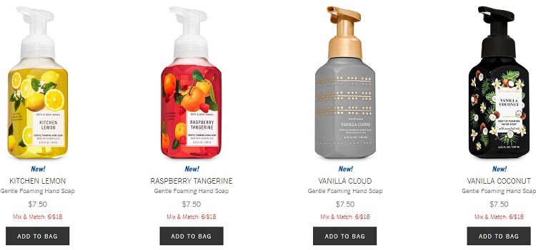 6 Hand Soaps for $18