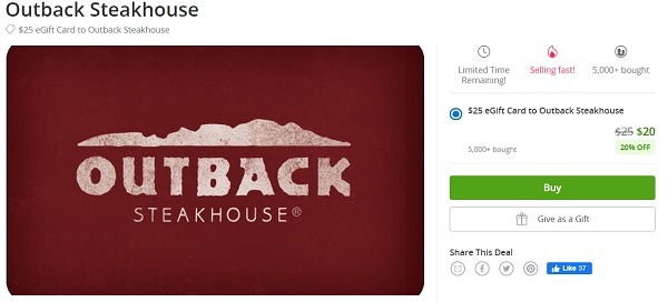 groupon outback steakhouse