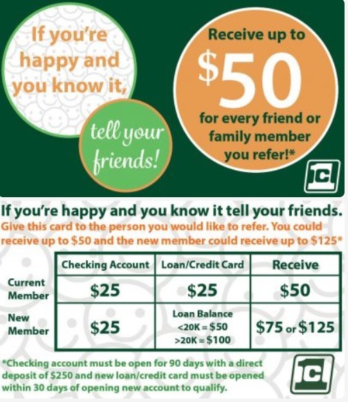 First Community Credit Union 125 Referral Bonus (IL, WI)