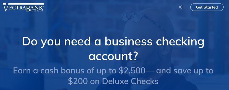 Vectra Bank Business Checking Bonus