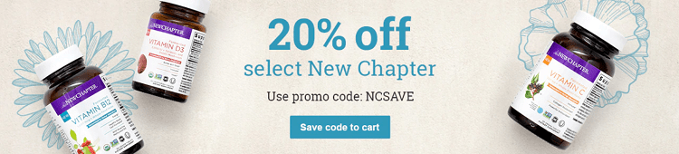 Vitacost 20 percent off new chapter