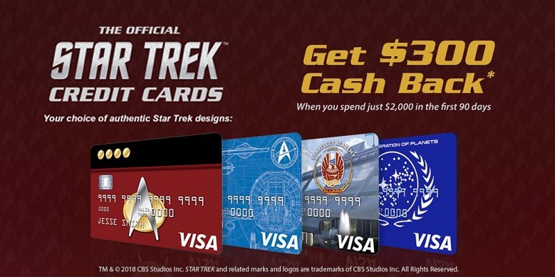 NASA Federal Credit Union Star Trek Credit Card