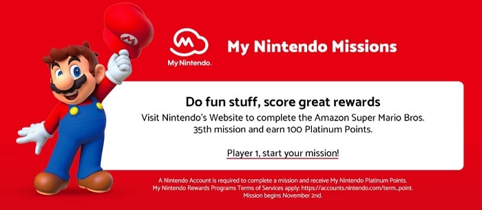 Get 100 Free My Nintendo Platinum Points