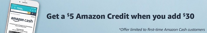 Get $5 Credit When Adding $30