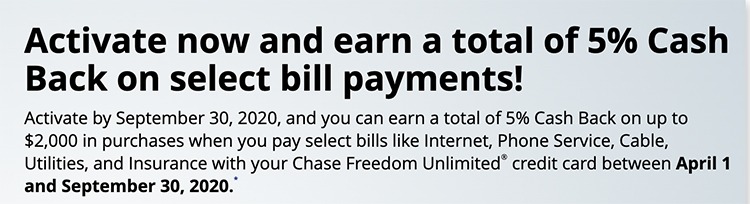 Chase Cardholder Promotions