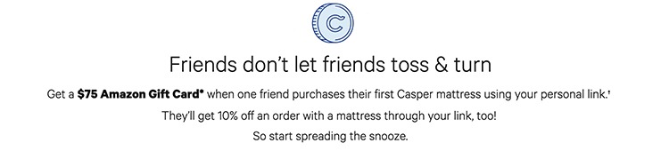 Casper Mattress Promotions