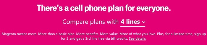 New or Existing Single-Line Customers Get a 3rd Line Free